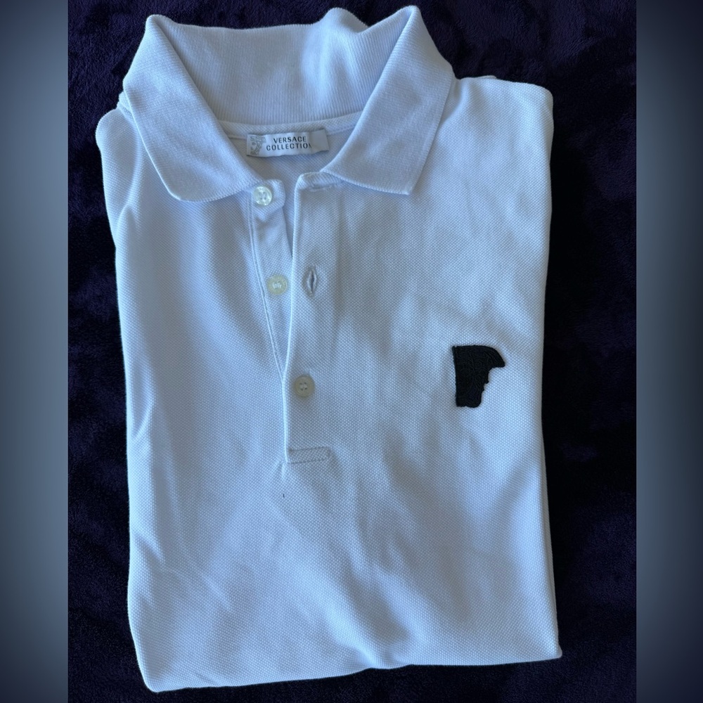Versace White polo shirt